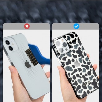 Kingxbar Wild Series case for iPhone 12 Pro Max cow