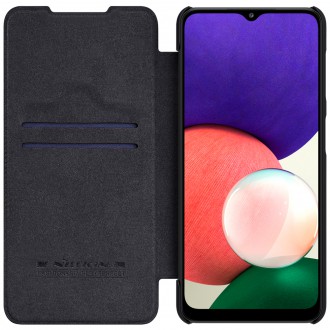 Nillkin Qin original leather case cover for Samsung Galaxy A22 4G black