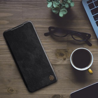 Nillkin Qin original leather case cover for Samsung Galaxy A22 4G black