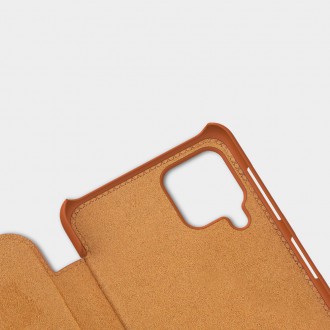 Nillkin Qin original leather case cover for Samsung Galaxy A22 4G brown