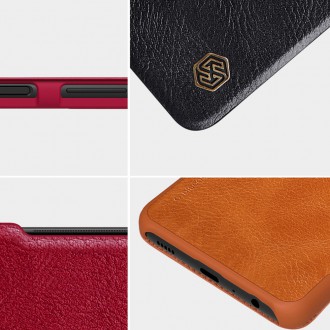 Nillkin Qin original leather case cover for Samsung Galaxy A22 4G brown