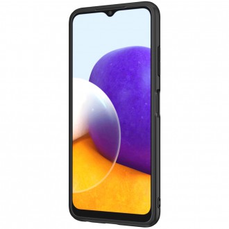 Nillkin Textured Case rugged cover with gel frame and nylon on the back Samsung Galaxy A22 4G black