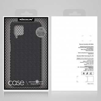 Nillkin Textured Case rugged cover with gel frame and nylon on the back Samsung Galaxy A22 4G black