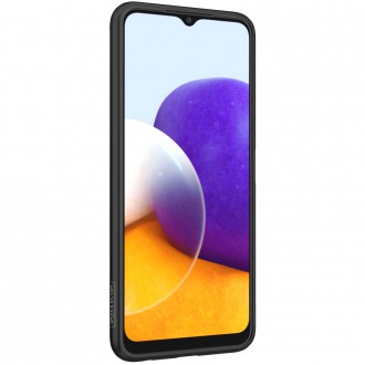 Nillkin Textured Case rugged cover with gel frame and nylon on the back Samsung Galaxy A22 4G black