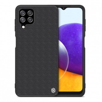 Nillkin Textured Case rugged cover with gel frame and nylon on the back Samsung Galaxy A22 4G black