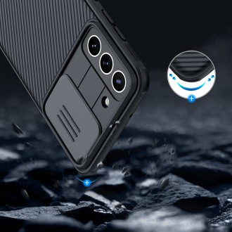 Nillkin CamShield Pro Case kryt kryt fotoaparátu pro fotoaparát Samsung Galaxy S21 FE černý