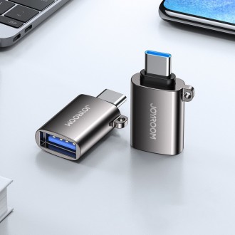 Joyroom USB 3.2 Gen 1 (Male) - USB Type C (Female) adapter black (S-H151 Black)