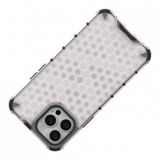 Honeycomb Case armor cover with TPU Bumper for iPhone 13 Pro Max black