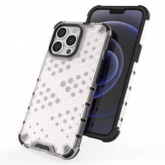 Honeycomb Case armor cover with TPU Bumper for iPhone 13 Pro black