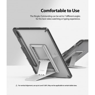 Ringke Fusion Combo Outstanding hard case with TPU frame for Samsung Galaxy Tab S7 11´´ + self-adhesive foldable stand grey (FC475R40)