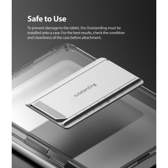 Ringke Fusion Combo Outstanding hard case with TPU frame for Samsung Galaxy Tab S7 11´´ + self-adhesive foldable stand grey (FC475R40)