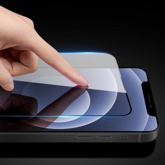 Dux Ducis 10D Tempered Glass Tough Screen Protector Full Coveraged with Frame for iPhone 13 mini transparent (case friendly)