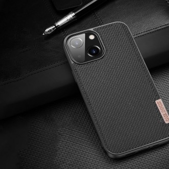 Dux Ducis Fino case covered with nylon material for iPhone 13 mini gray