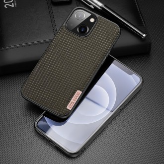 Dux Ducis Fino case covered with nylon material for iPhone 13 green