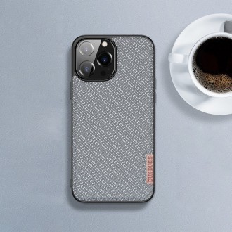 Dux Ducis Fino case covered with nylon material for iPhone 13 Pro black