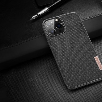 Dux Ducis Fino case covered with nylon material for iPhone 13 Pro black