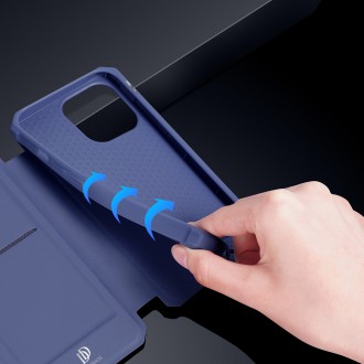 DUX DUCIS Skin X Bookcase type case for iPhone 13 mini blue