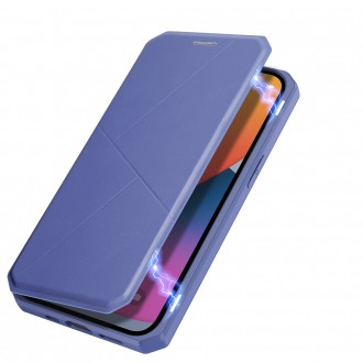DUX DUCIS Skin X Bookcase type case for iPhone 13 Pro Max blue
