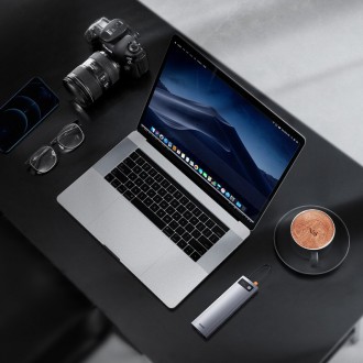 Baseus Metal Gleam 11v1 multifunkční USB Type C HUB - 3x USB 3.2 Gen 1 5Gbps / USB Type C PD 100W / 3,5mm mini jack AUX / VGA Full HD 60Hz / 2x HDMI 4