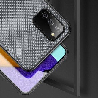 Dux Ducis Fino case covered with nylon material for Samsung Galaxy A03s gray