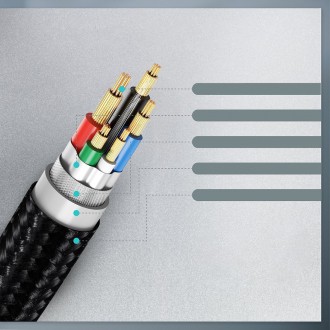 Choetech cable USB Type C cable - USB Type C Power Delivery 60W 3A 1.2m black (XCC-1003)