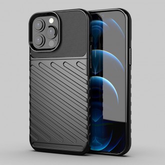 Thunder Case Flexible Tough Rugged Cover TPU Case for iPhone 13 Pro Max black