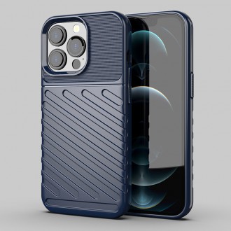 Thunder Case Flexible Tough Rugged Cover TPU Case for iPhone 13 Pro blue