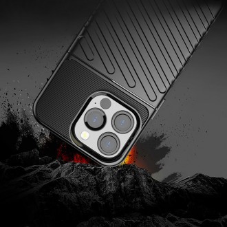 Thunder Case Flexible Tough Rugged Cover TPU Case for iPhone 13 Pro black