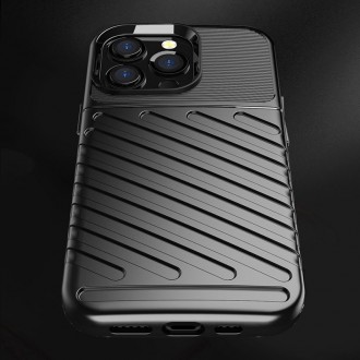 Thunder Case Flexible Tough Rugged Cover TPU Case for iPhone 13 Pro black