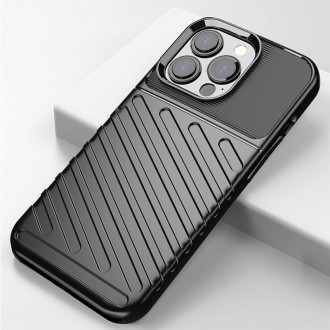Thunder Case Flexible Tough Rugged Cover TPU Case for iPhone 13 Pro black