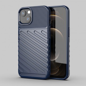 Thunder Case Flexible Tough Rugged Cover TPU Case for iPhone 13 blue