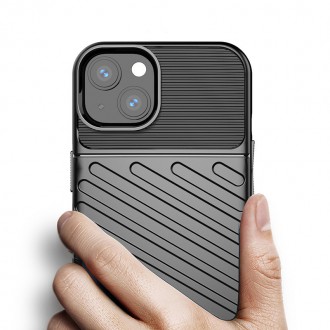 Thunder Case Flexible Tough Rugged Cover TPU Case for iPhone 13 mini black