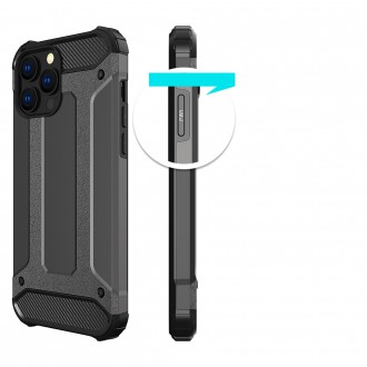 Hybrid Armor Case Tough Rugged Cover for iPhone 13 Pro blue