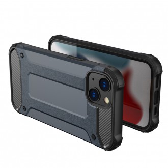 Hybrid Armor Case Tough Rugged Cover for iPhone 13 mini blue