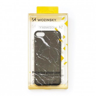 Wozinsky Marble TPU case cover for iPhone 13 Pro Max black