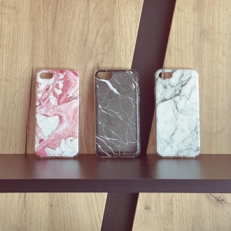 Wozinsky Marble TPU case cover for iPhone 13 Pro white