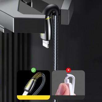 [RETURNED ITEM] Joyroom Mermaid series USB cable - USB Type C 3A 2m black (S-2030K6)