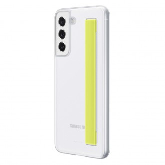 Samsung clear strap cover case for samsung galaxy s21 fe white (ef-xg990cwegww)