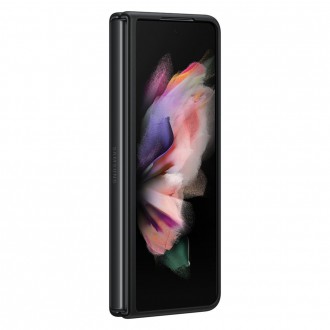 Samsung Leather Cover Genuine Leather Samsung Galaxy Z Fold 3 Black (EF-VF926LBEGWW)