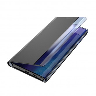 Sleep Case Bookcase Type Case with Smart Window for iPhone 13 Pro Max blue