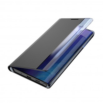 Sleep Case Bookcase Type Case with Smart Window for iPhone 13 Pro blue