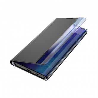 Sleep Case Bookcase Type Case with Smart Window for iPhone 13 mini blue