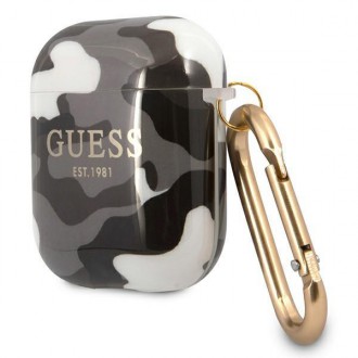 Guess GUA2UCAMG kryt AirPods black/black Camo Collection