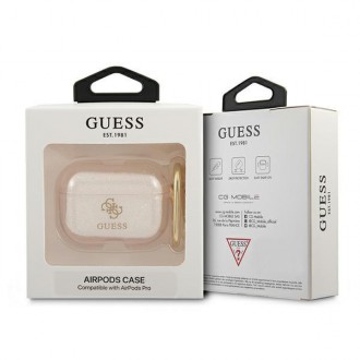 Guess GUAPUCG4GD kryt AirPods Pro zlato/zlatý Glitter Collection