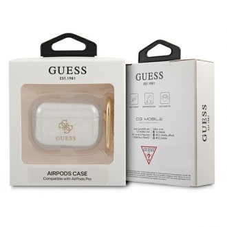Kryt Guess GUAPUCG4GT AirPods Pro Transparent Glitter Collection