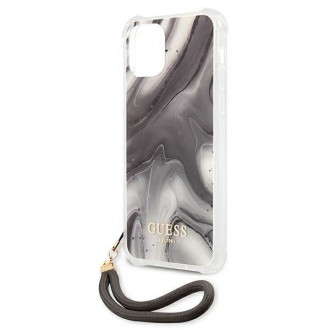 Guess GUHCP12LKSMAGR iPhone 12 Pro Max 6,7&quot; šedý/šedý pevný obal Marble Collection