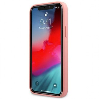 Guess GUHCP12LLSPEWPI iPhone 12 Pro Max 6,7&quot; růžové/růžové pevné pouzdro Peony Collection