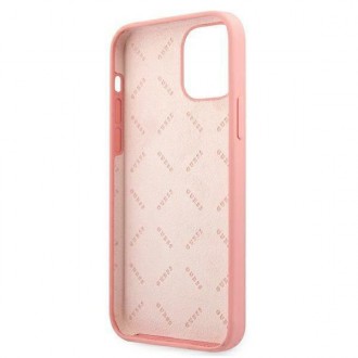 Guess GUHCP12LLSPEWPI iPhone 12 Pro Max 6,7&quot; růžové/růžové pevné pouzdro Peony Collection