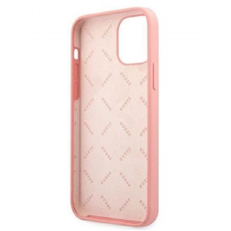Guess GUHCP12LLSPEWPI iPhone 12 Pro Max 6,7&quot; růžové/růžové pevné pouzdro Peony Collection