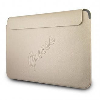 Guess Sleeve GUCS13PUSASLG 13&quot; zlato/zlatá Saffiano Script